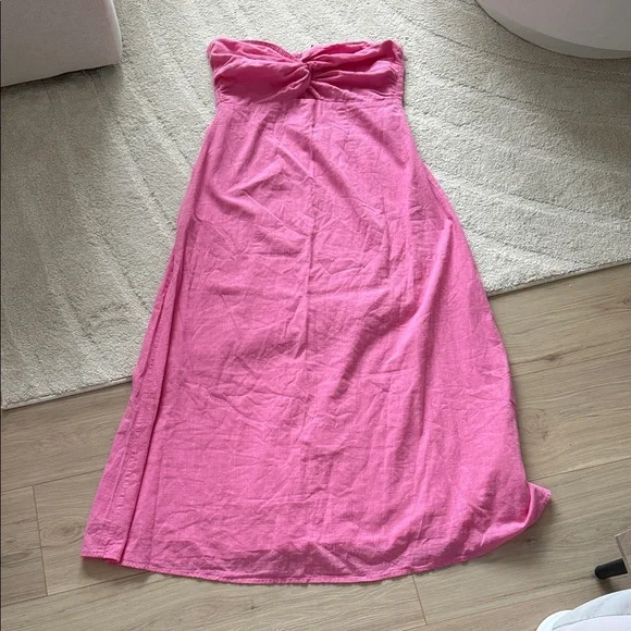 SNDYS x Revolve Lilly Pink Strapless Dress - Picture 2 of 11